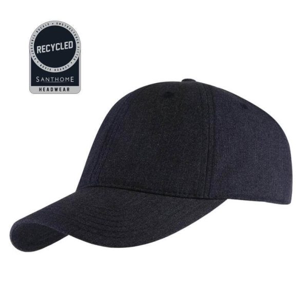 FLEX – Santhome Recycled 6 Panel Relaxed Fit Cap - Image 3